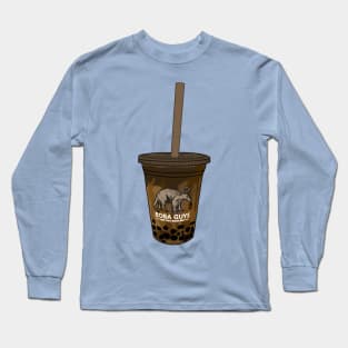 Boba Guys - Black Sugar Hojicha Long Sleeve T-Shirt